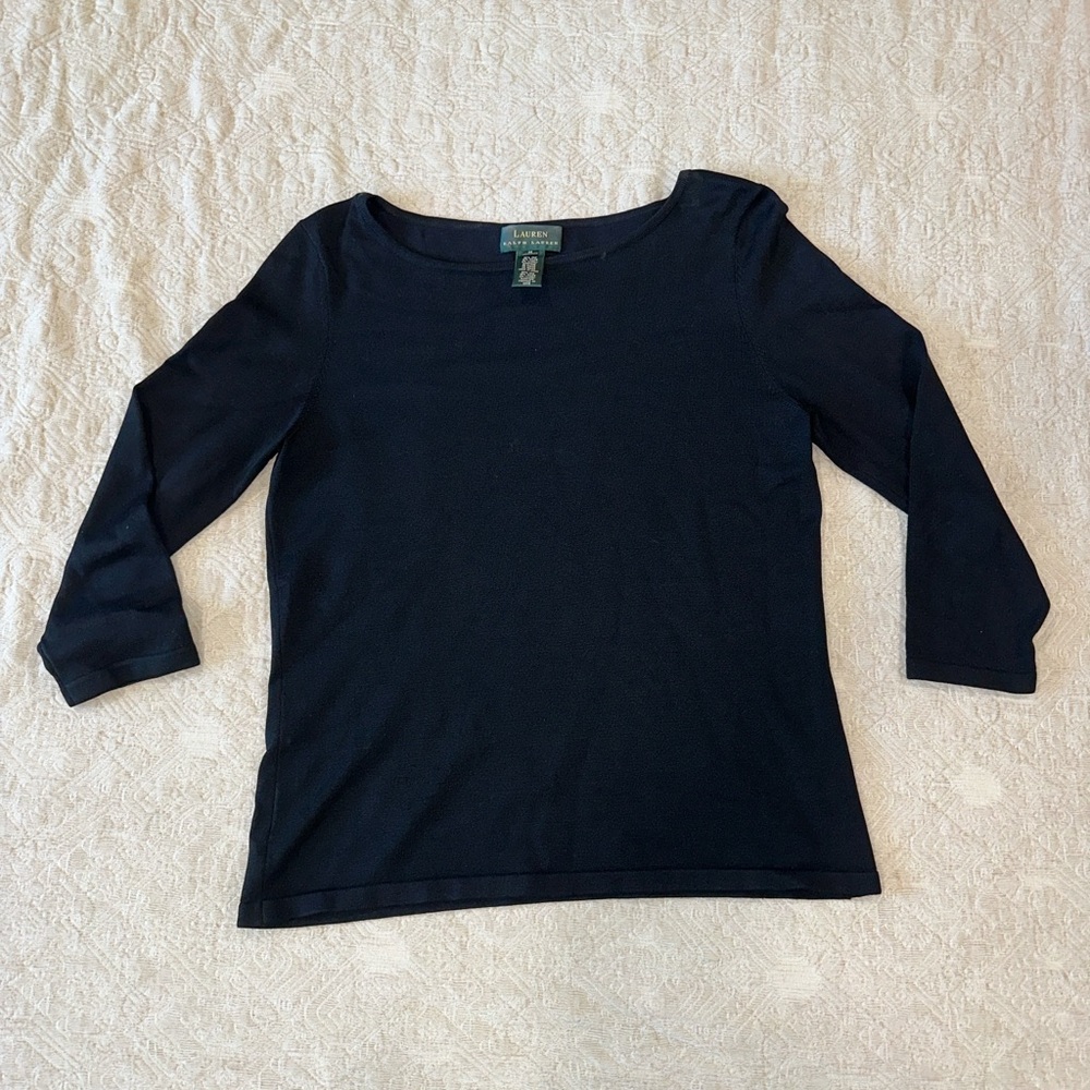 Ralph Lauren Silk Sweater‎ 3/4 Length Sleeves